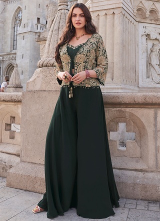 Green Color Designer Salwar Kameez