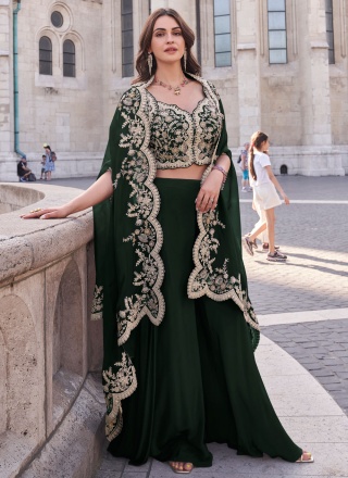 Green Color Trendy Salwar Kameez