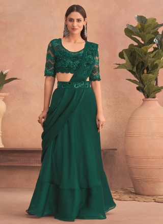 Festive Wear Lehenga Saree D.No. 1001