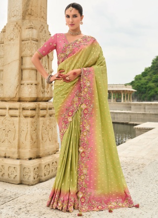 Green Wedding Silk Classic Sar