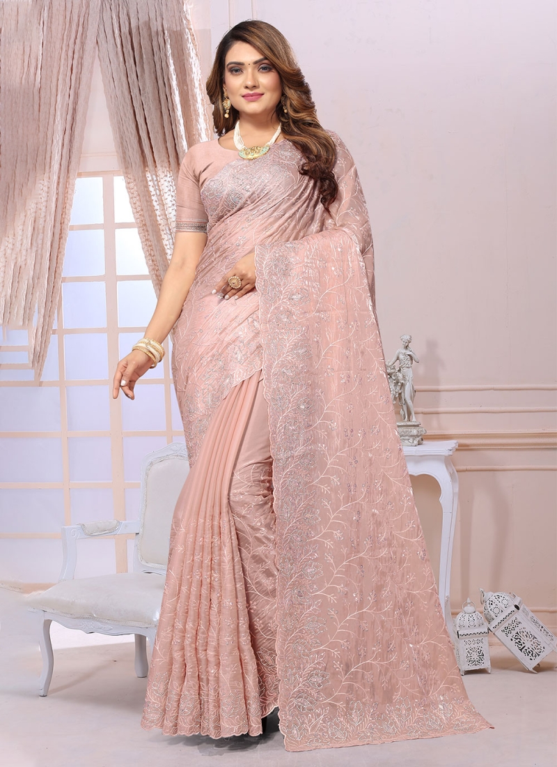 Honourable Embroidered Contemporary Saree