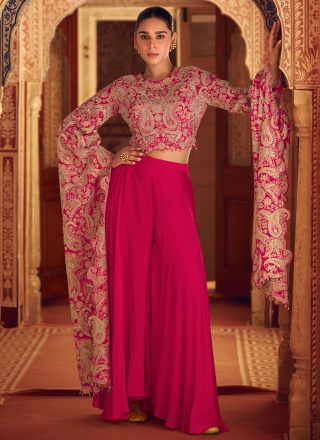 Impeccable Chinon Embroidered Readymade Salwar Kameez