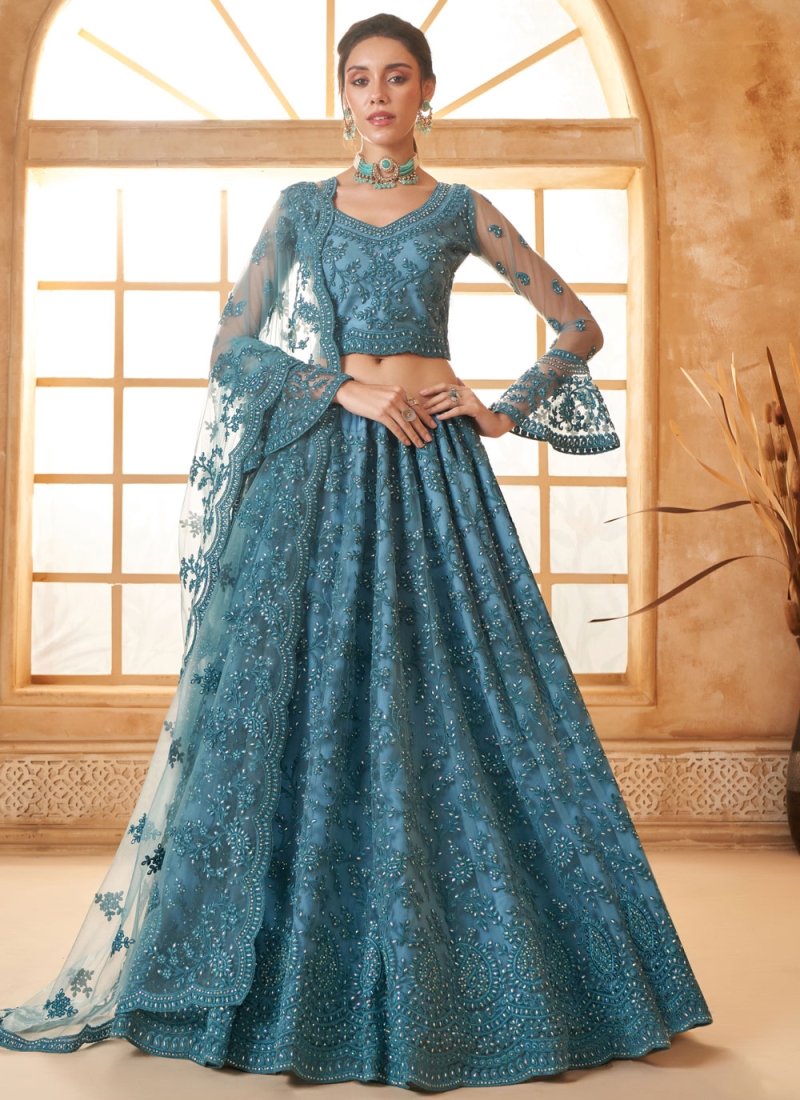 Impressive Cord Lehenga Choli