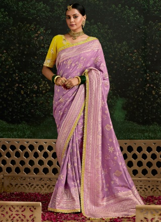 Incredible Purple Classic Saree