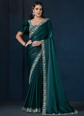 Integral Satin Silk Sangeet Trendy Saree