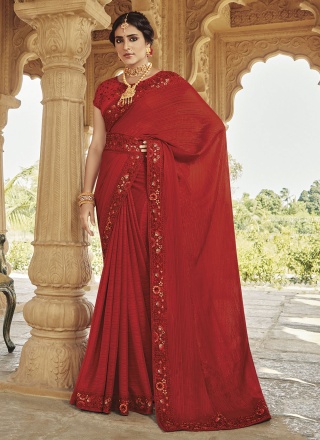 Intrinsic Maroon Contemporary Style Saree