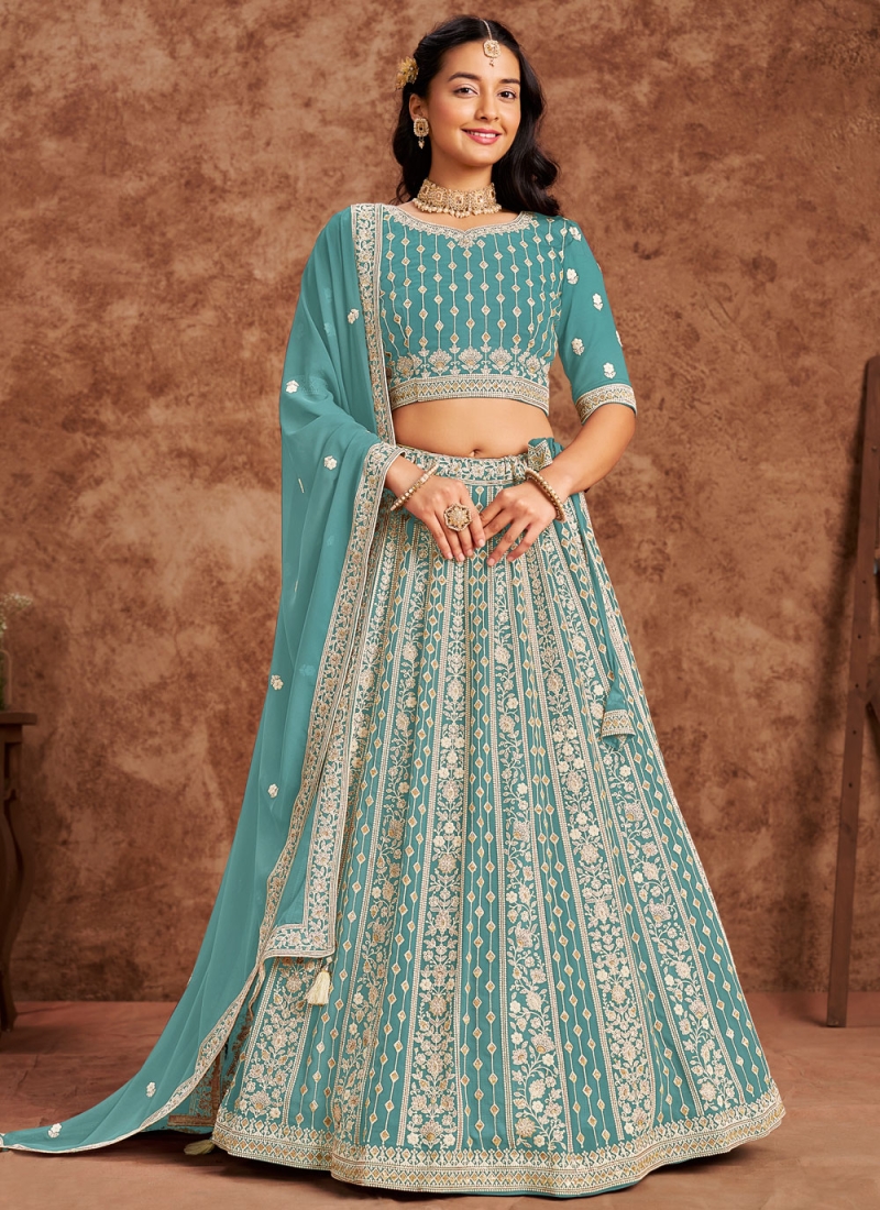 Lively Thread Ceremonial Designer Lehenga Choli