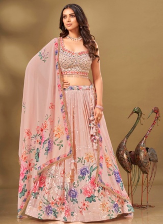 Marvelous Faux Georgette Designer Lehenga Choli