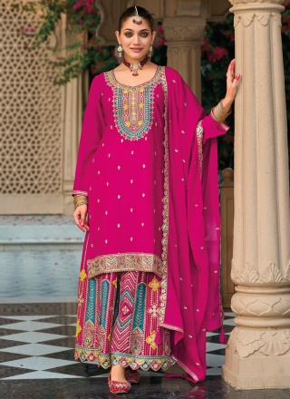 Masterly Resham Party Palazzo Suit