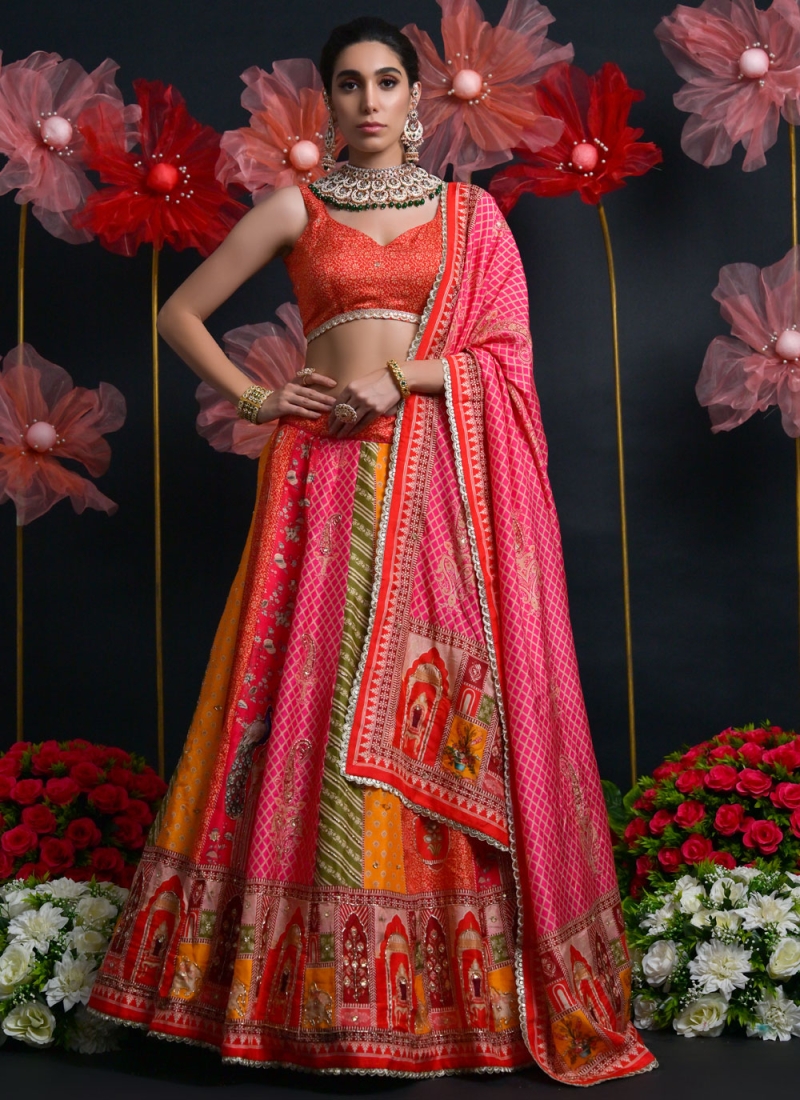 Modish Thread A Line Lehenga Choli