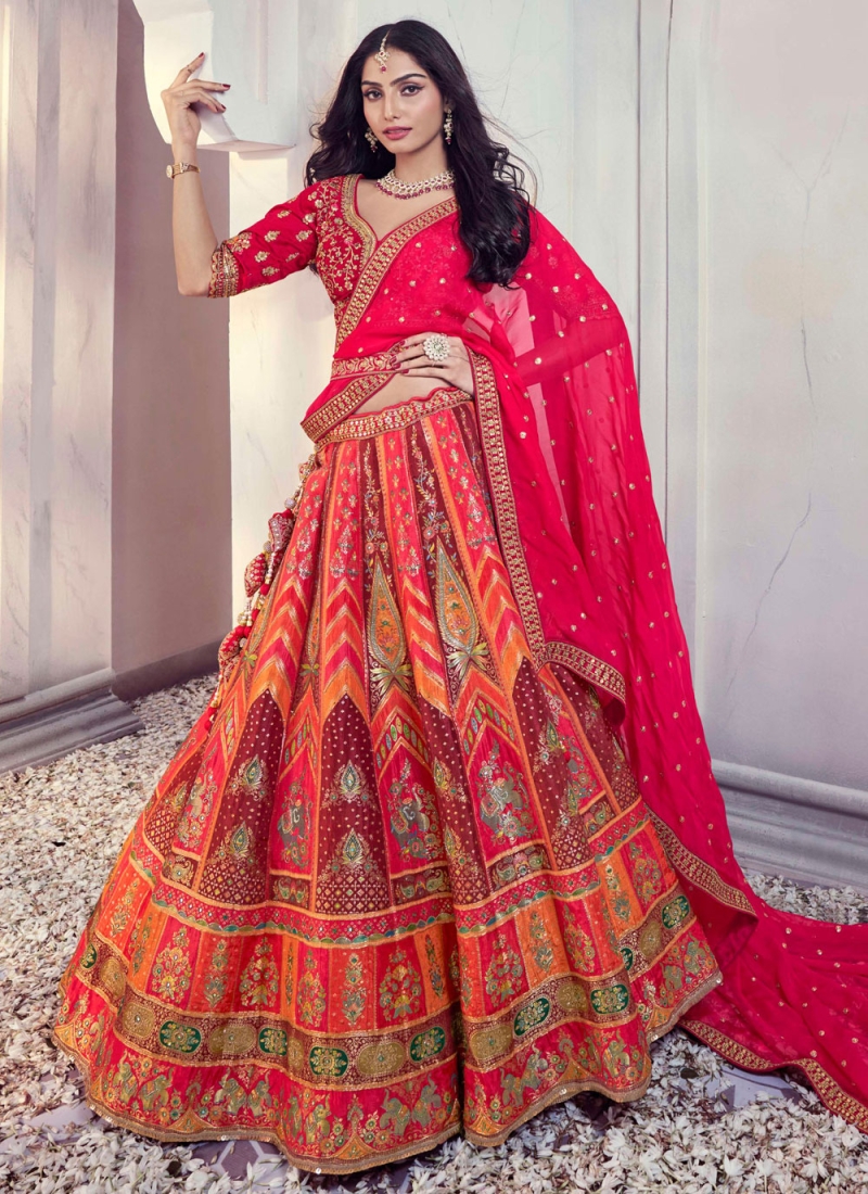 Multi Colour lehenga set – Kuro Clothing India