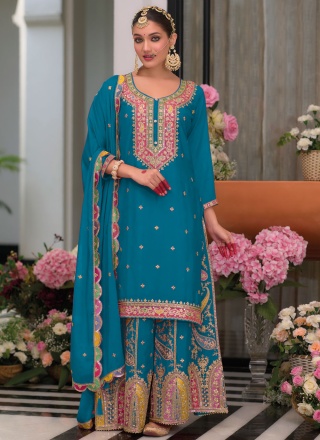 Morpeach  Ceremonial Chinon Palazzo Salwar Kameez