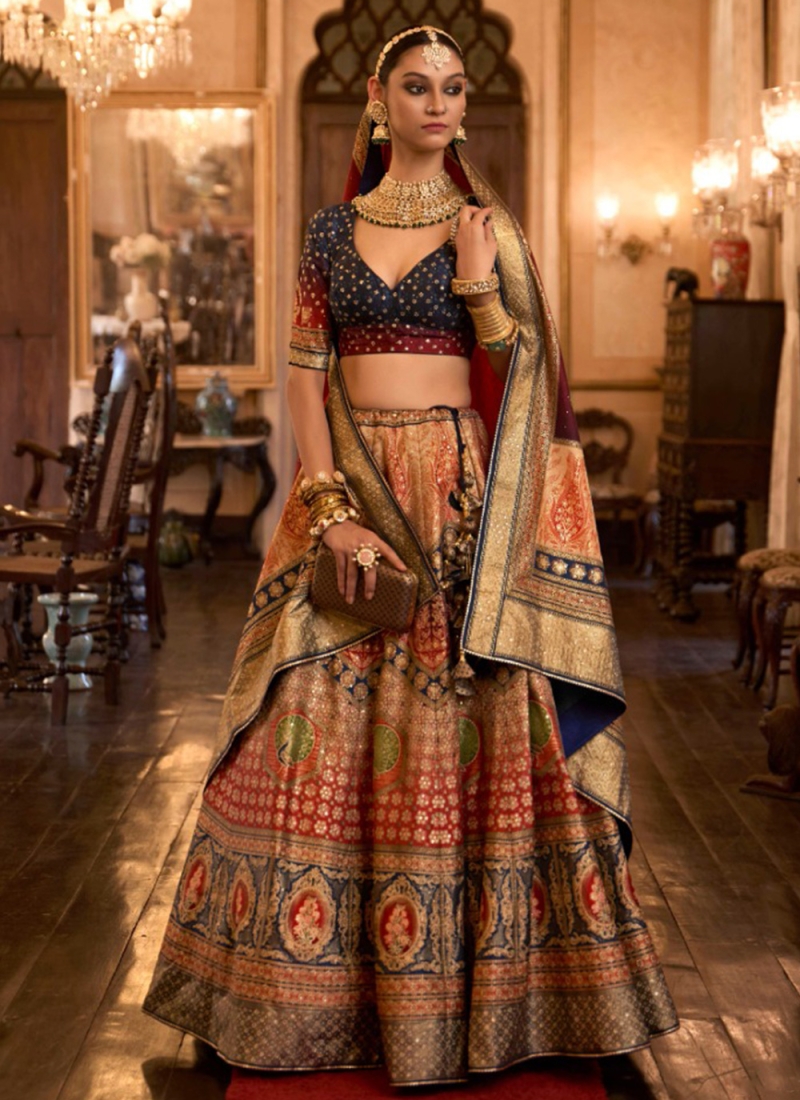 Multi Colour Color Lehenga Choli