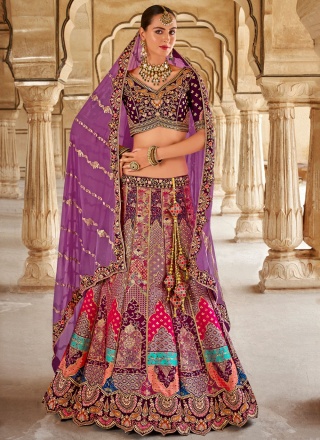 Multi Colour Color Lehenga Choli