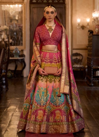 Multi Colour Color Readymade Lehenga Choli