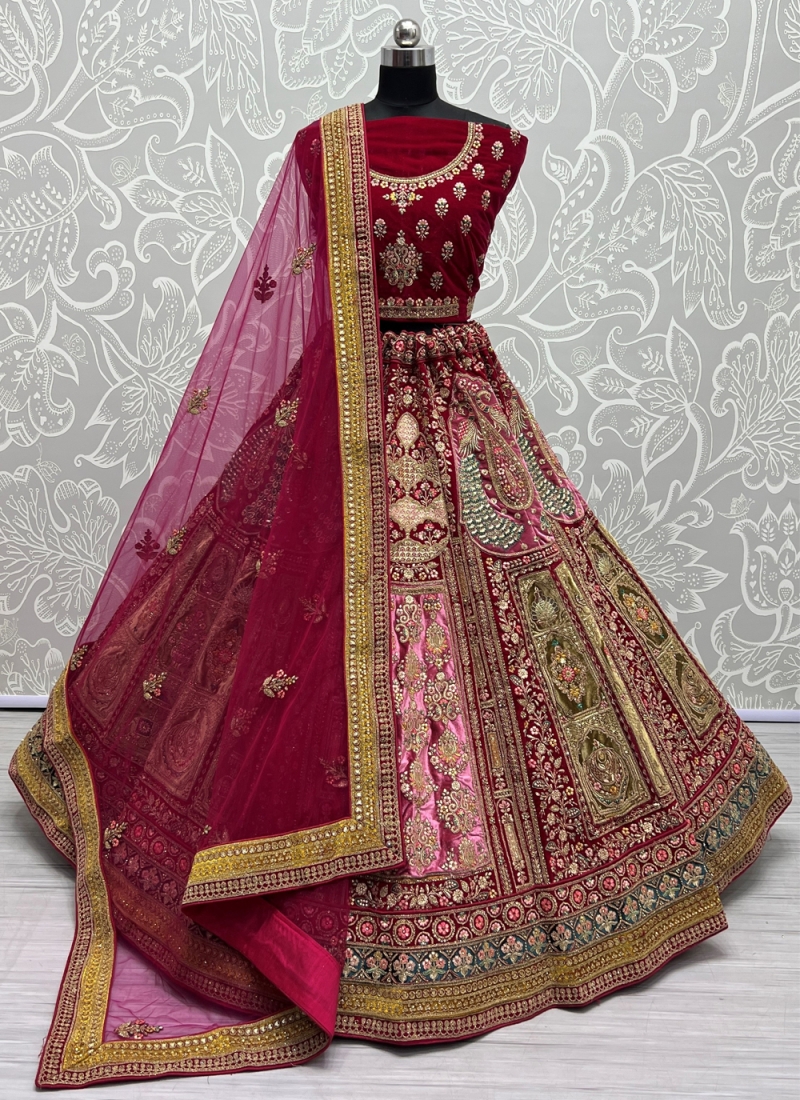 Multi Colour Diamond Designer Lehenga Choli