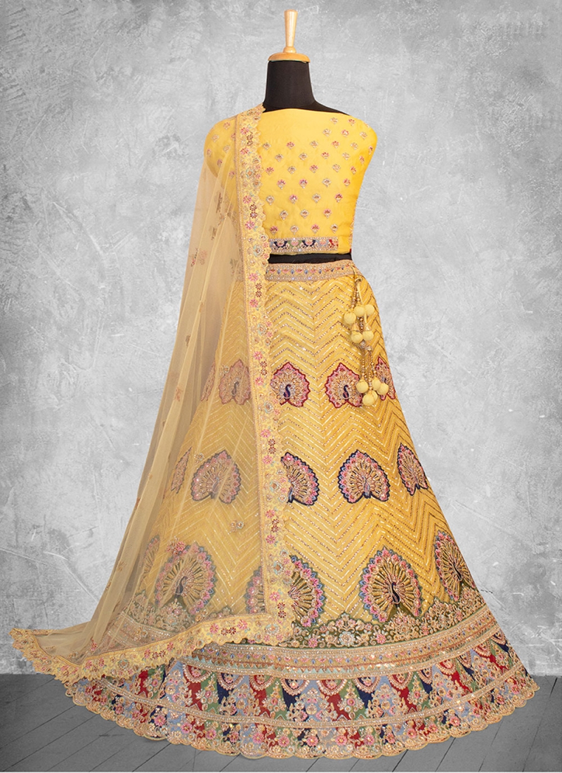 Mustard Color Lehenga Choli