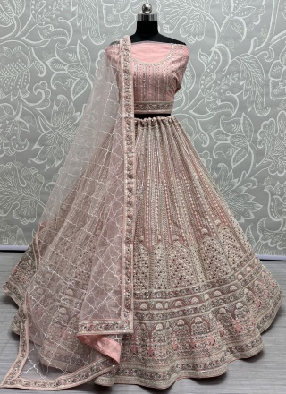 Peach Diamond Trendy Lehenga C