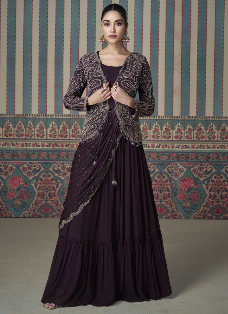 Pleasance Thread Silk Designer Gown