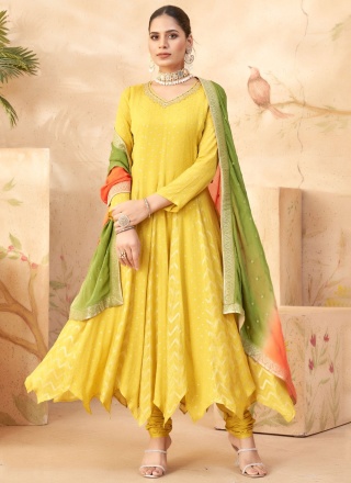 Preferable Jacquard Party Trendy Salwar Kameez