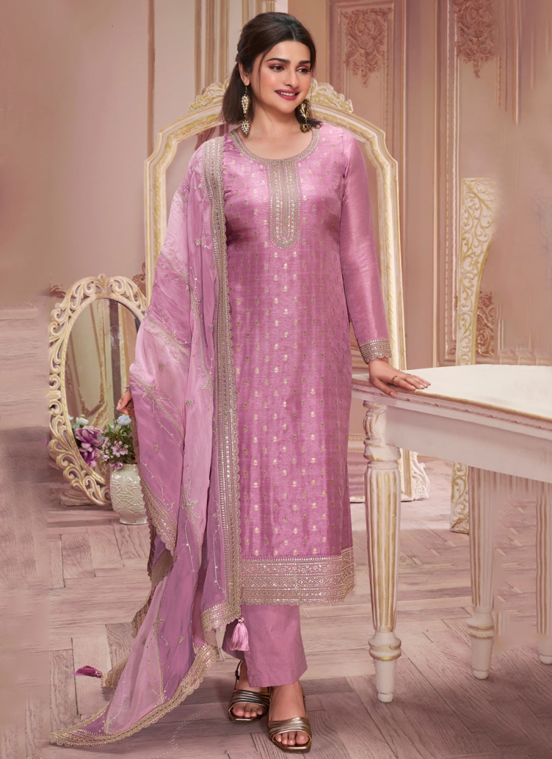 Purple Color Trendy Salwar Kameez