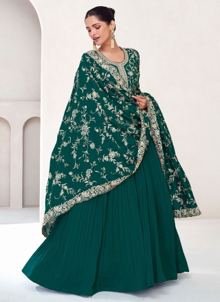 Rama Embroidered Trendy Gown