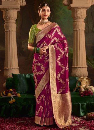 Rani Color Classic Saree