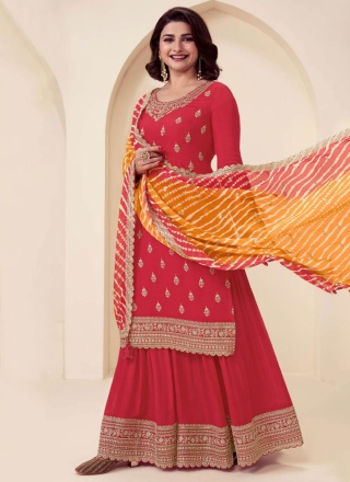 Rani Embroidered Ceremonial Trendy Salwar Kameez