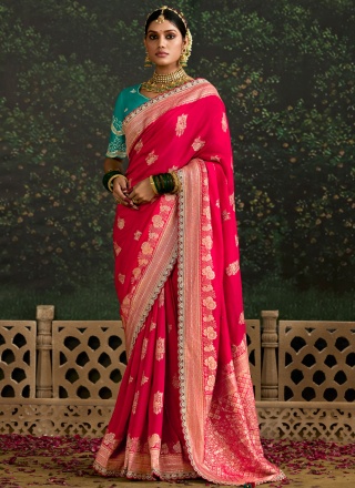 Rani pure-dola Wedding Classic Saree