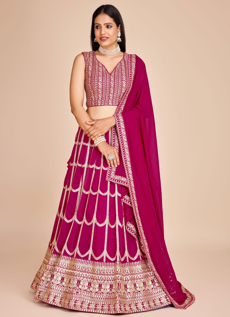 Rani Sequins Designer Lehenga Choli