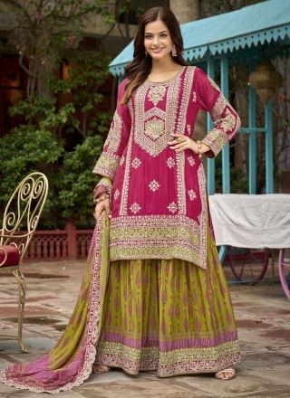 Rani Sequins Sangeet Readymade Salwar Kameez