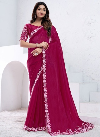 Rani Sequins Shimmer Contemporary Saree