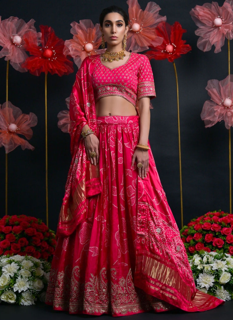 Rani Viscose Reception Trendy Lehenga Choli