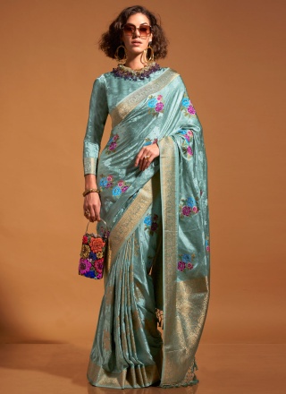 Refreshing Weaving Ceremonial Contemporary Saree