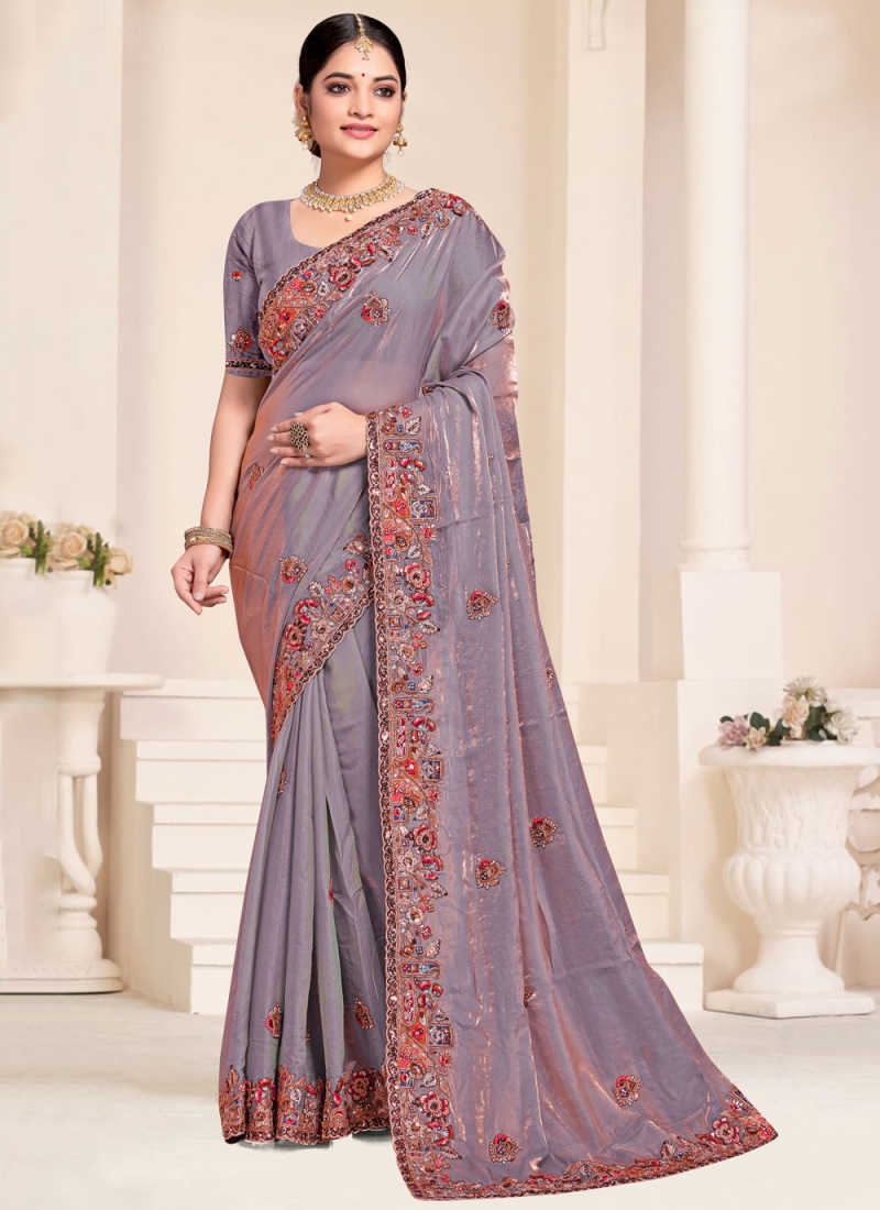 Regal Sequins Party Designer Contemporary Saree