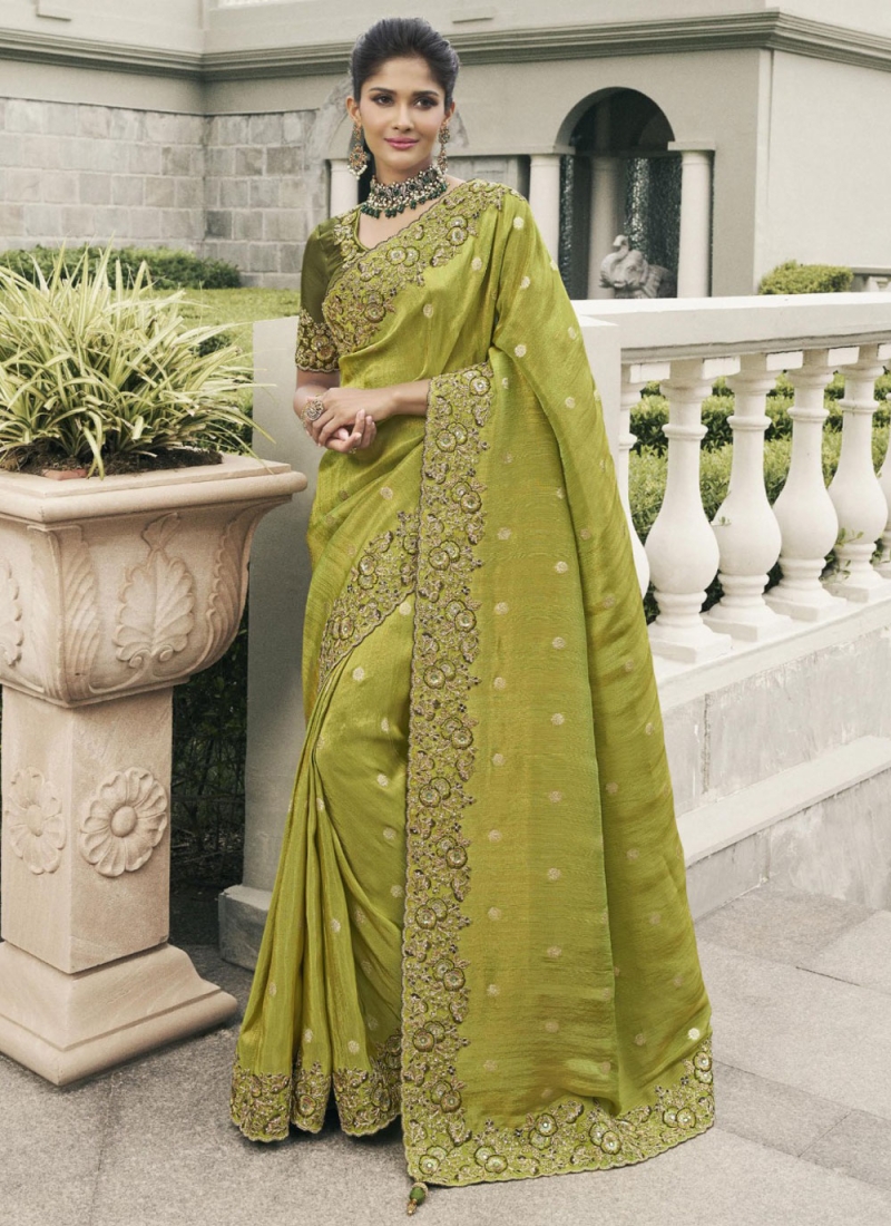 Remarkable Designer Saree For Sangeet