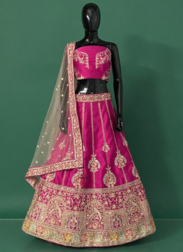 Silk Wedding Designer Lehenga Choli
