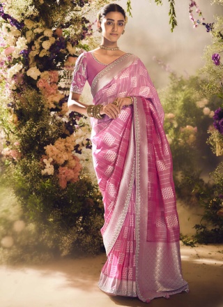 Snazzy Rani Stone Traditional Saree