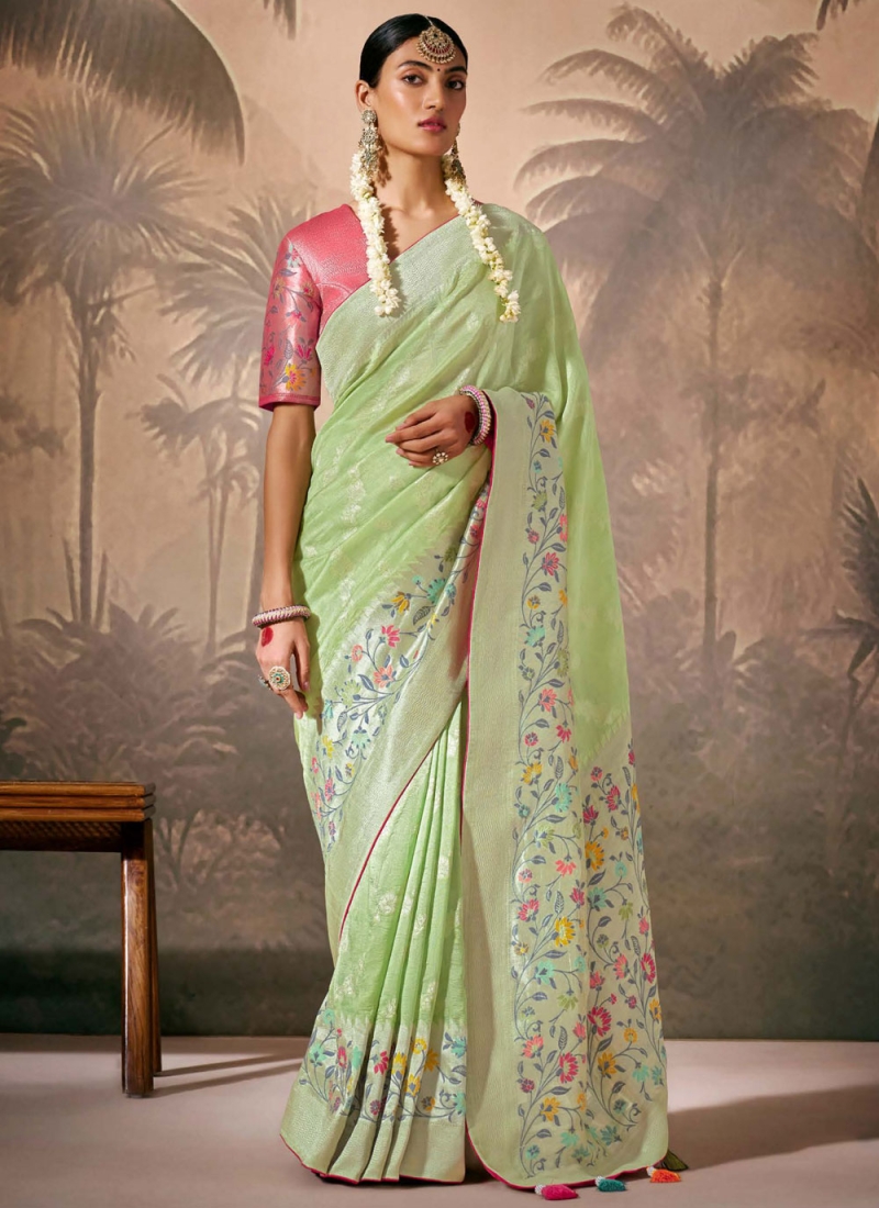 Snazzy Silk Woven Designer Saree