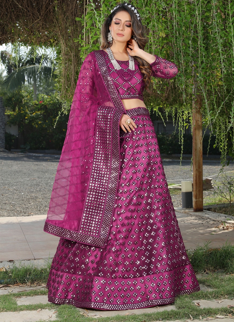 Purple - Bridal - Lehenga Choli Online in Latest and Trendy Designs at  Utsav Fashion