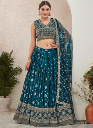 Sorcerous Embroidered pure-dola Readymade Lehenga Choli