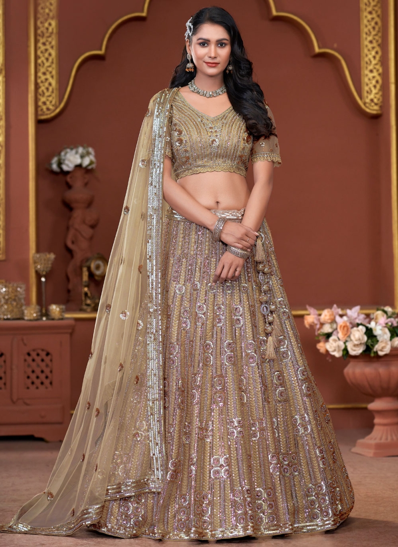 Spectacular Thread Sangeet Lehenga Choli