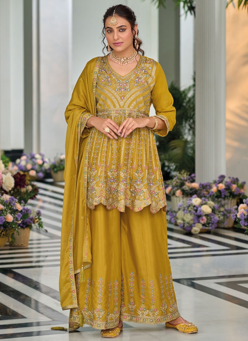 Spellbinding Thread Chinon Designer Salwar Kameez