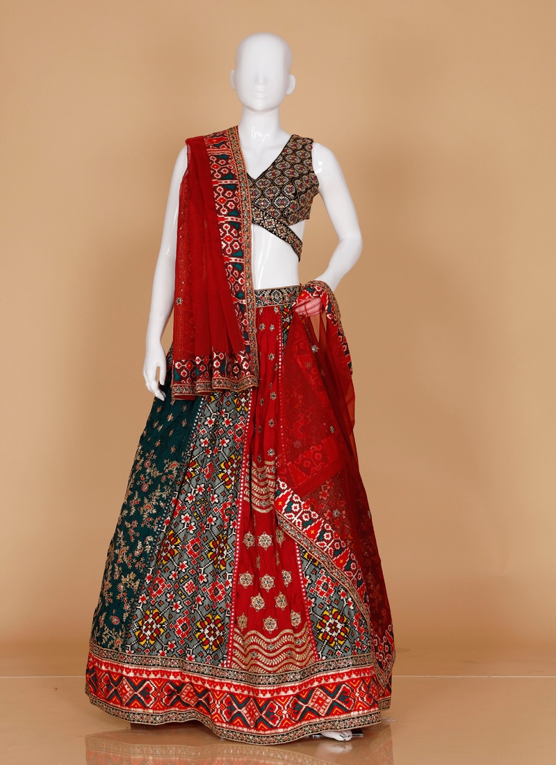 Exquisite Patola Lehenga Choli - Wedding kalakar India