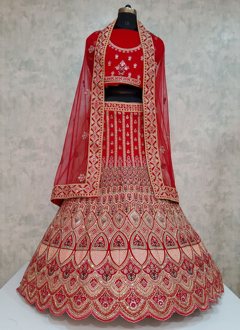 Striking Velvet Trendy Lehenga Choli