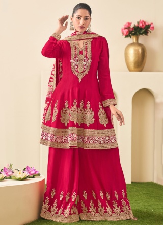 Sumptuous Chinon Party Trendy Salwar Kameez