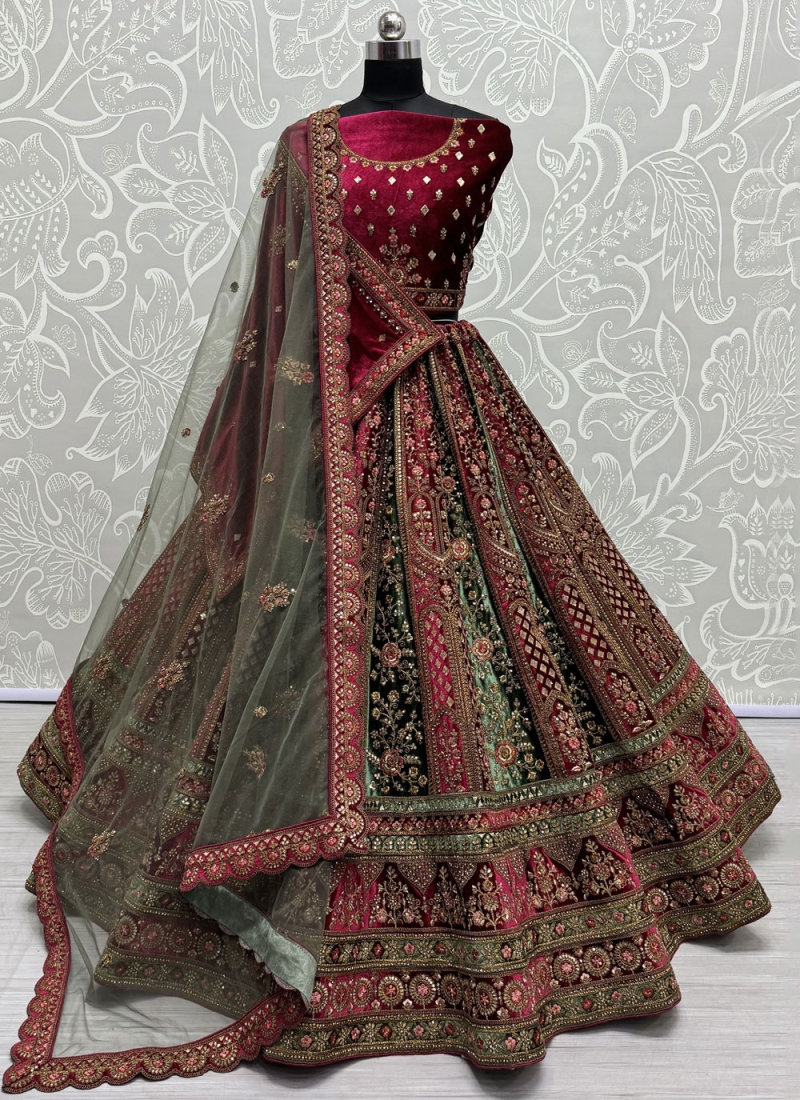 Superb Fancy Velvet Trendy Lehenga Choli