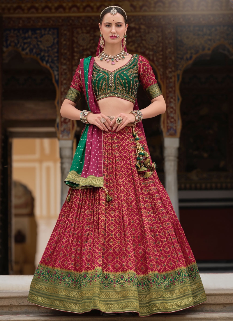 Superb Silk Ceremonial Readymade Lehenga Choli