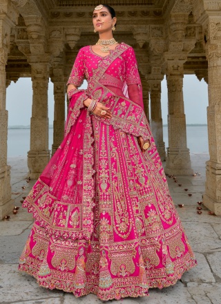 Tantalizing Khatli Work Lehenga Choli