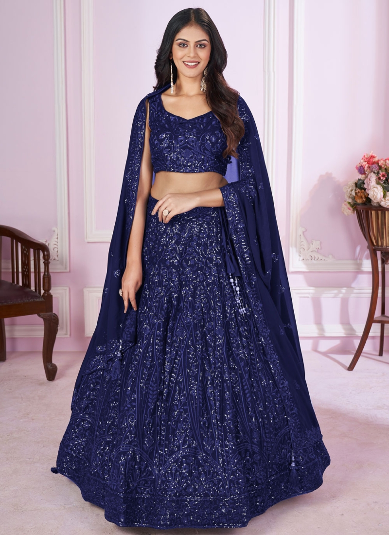 Tantalizing Thread Trendy Lehenga Choli